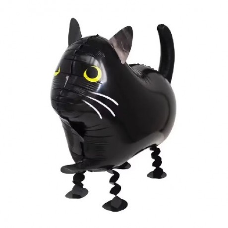 Ходячая фигурка Черный котик